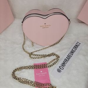 Mini Kate Spade heart ♥️ Love Shack Pink Crossbody